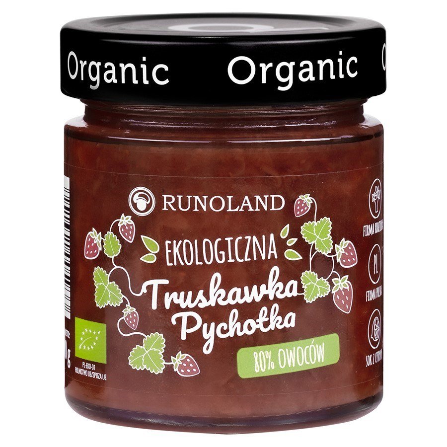 RUNOLAND (grzyby, zupy, przetwory) PYCHOTKA TRUSKAWKA BIO 200 g - RUNOLAND BP-5901641005933