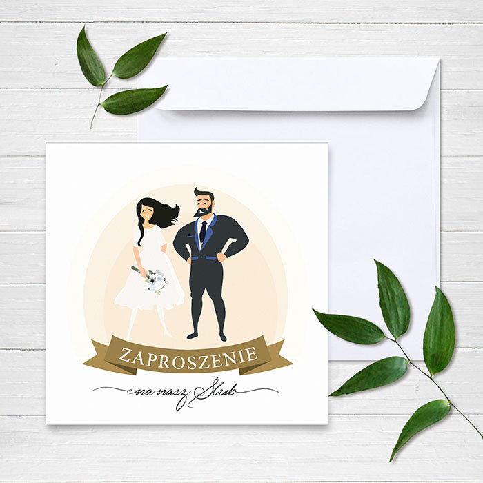 Forum Design Cards, Zaproszenia ślubne gotowe 62892