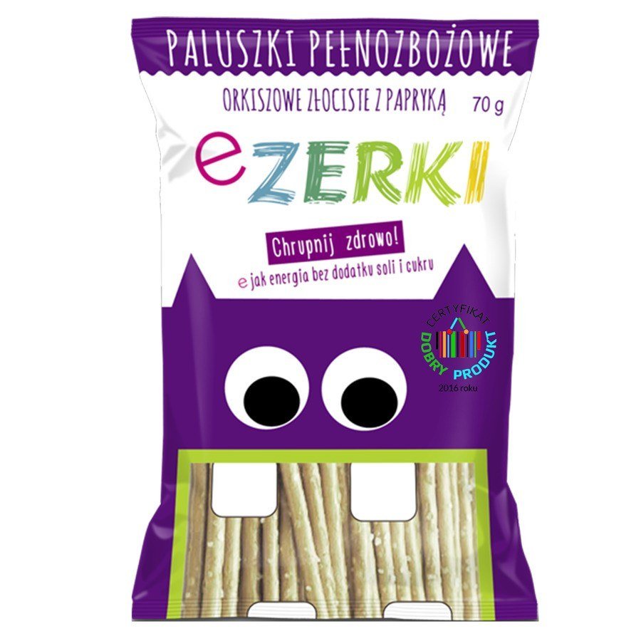 Ezerki Paluszki orkiszowe Papryka 70 g