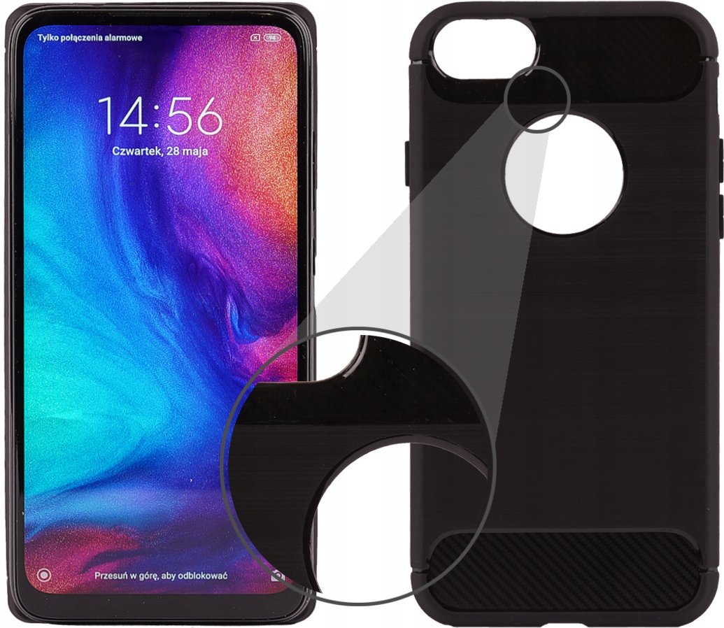 Etui Karbonowe Carbon Case iPhone 8 / 7 Czarne 20181109161458_20181228154259