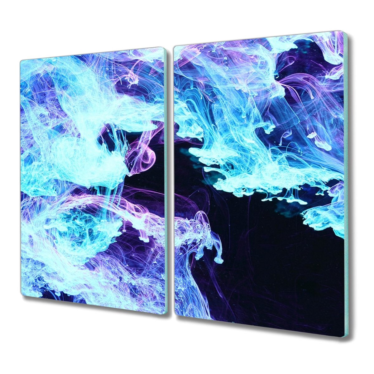 Deska ze szkła 2x30x52 cm Jaskrawy dym z nadrukiem, Coloray