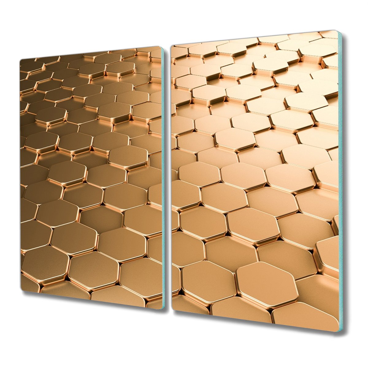 Deska 2x30x52 cm Sześciokąt z grafiką do krojenia, Coloray