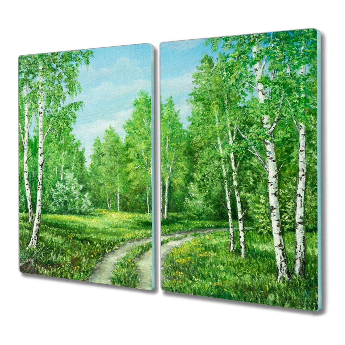 Deska 2x30x52 cm Las ścieżka przyroda do krojenia, Coloray