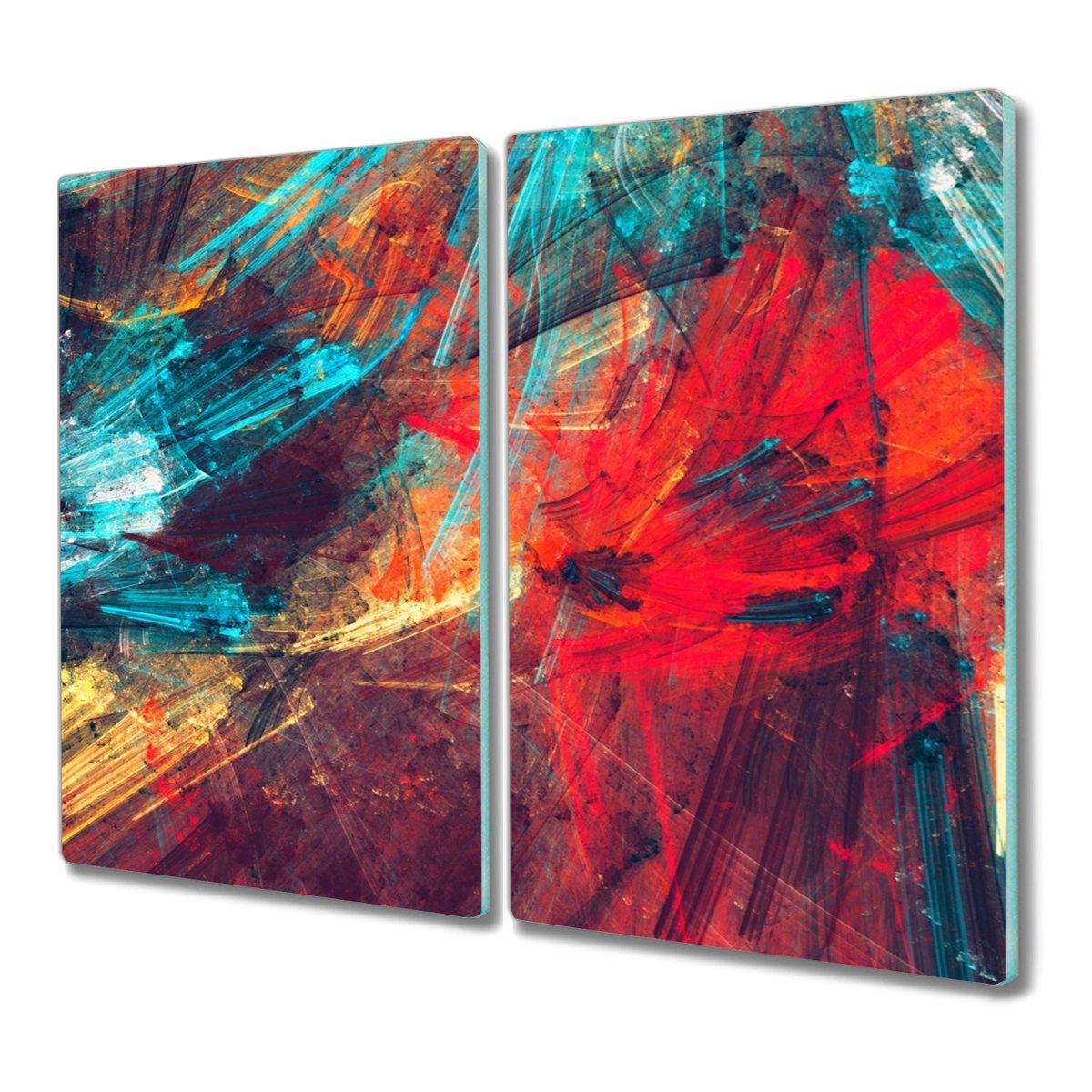Deska ze szkła 2x30x52 Kolorowe światła na prezent, Coloray
