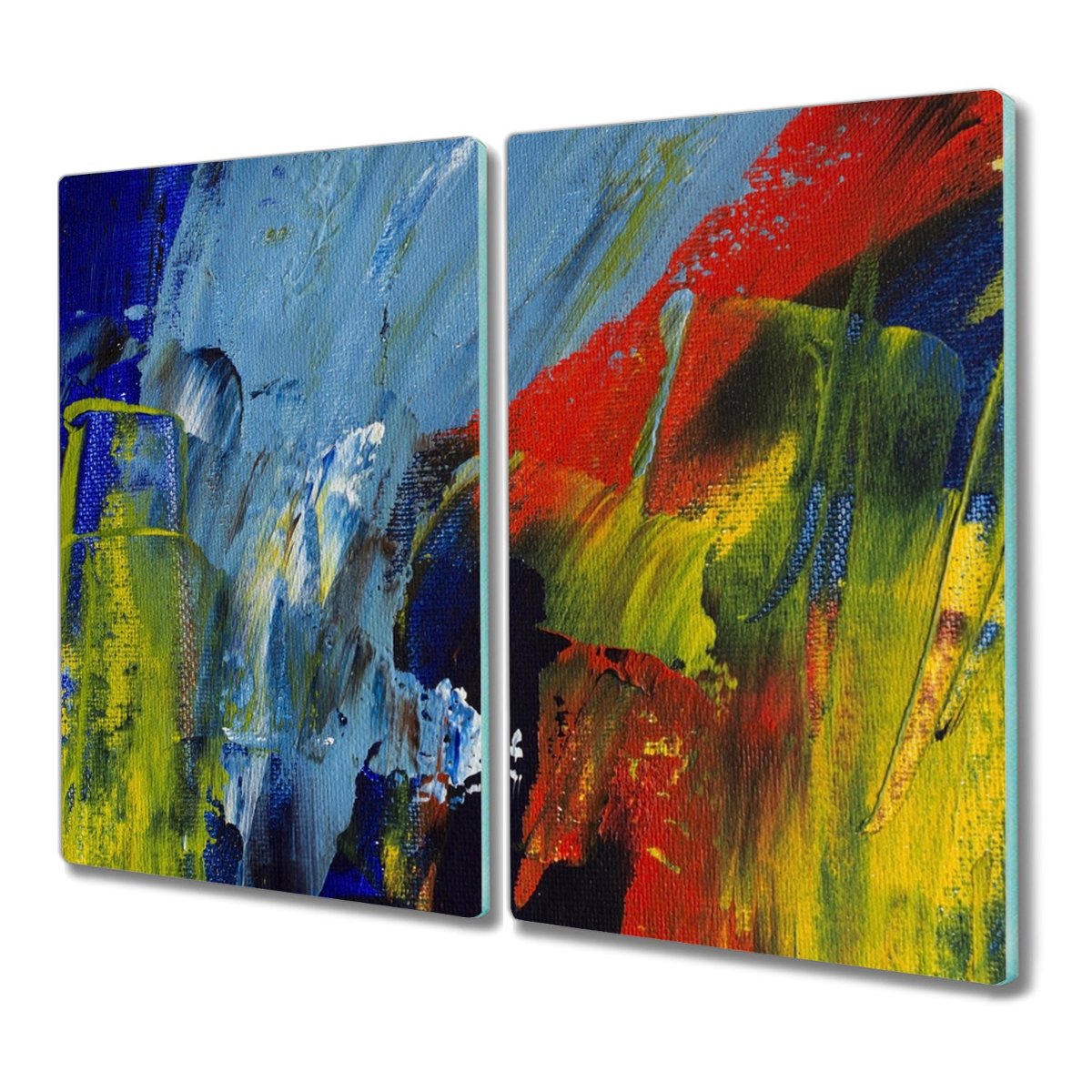 Deska ze szkła 2x30x52 Maźnięcia pędzlem do kuchni, Coloray