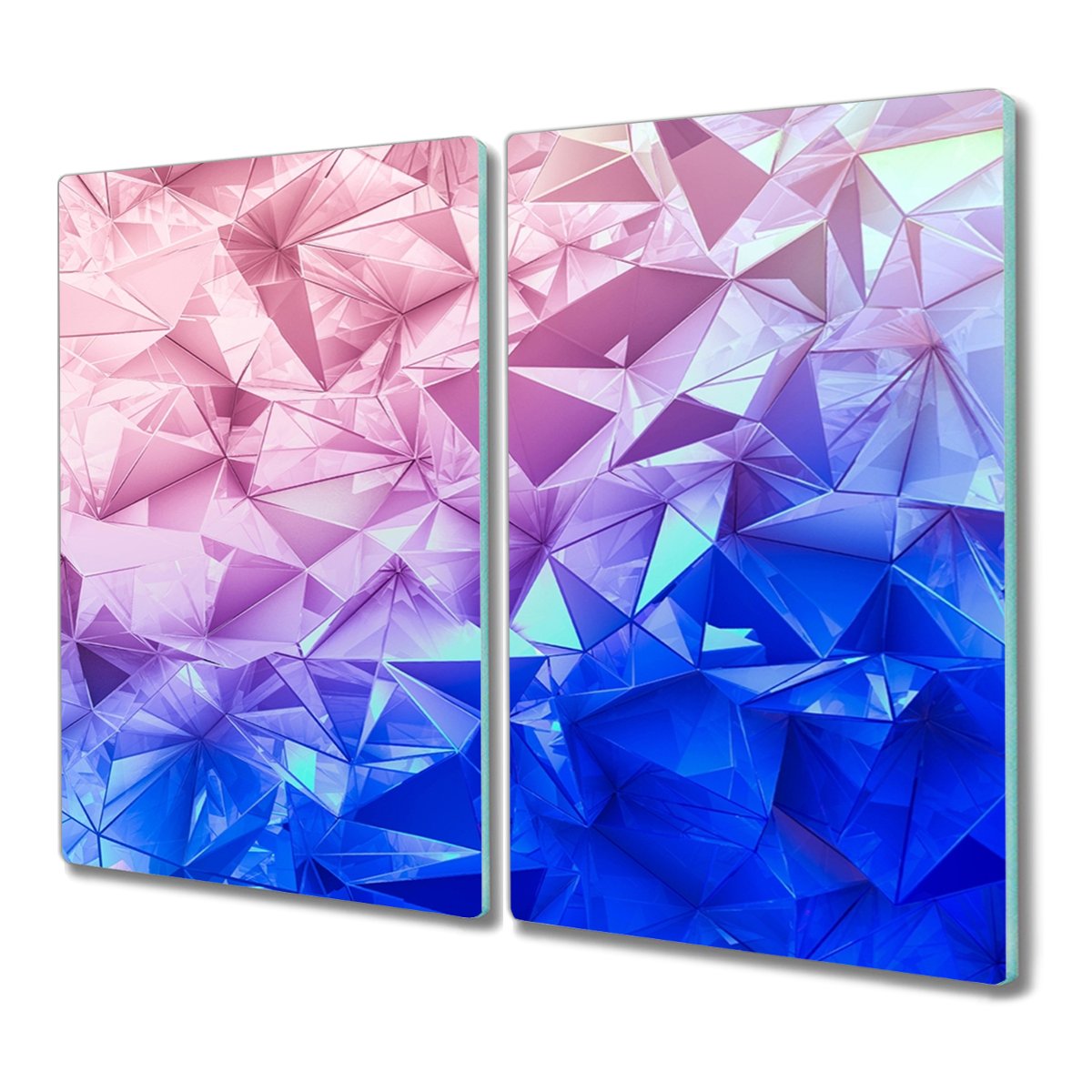 Deska szkło 2x30x52 Geometria na prezent kuchenna, Coloray