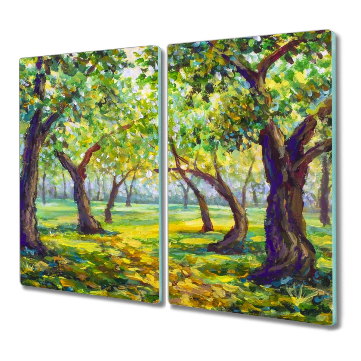Deska ze szkła 2x30x52 cm Las przyroda nowoczesna, Coloray