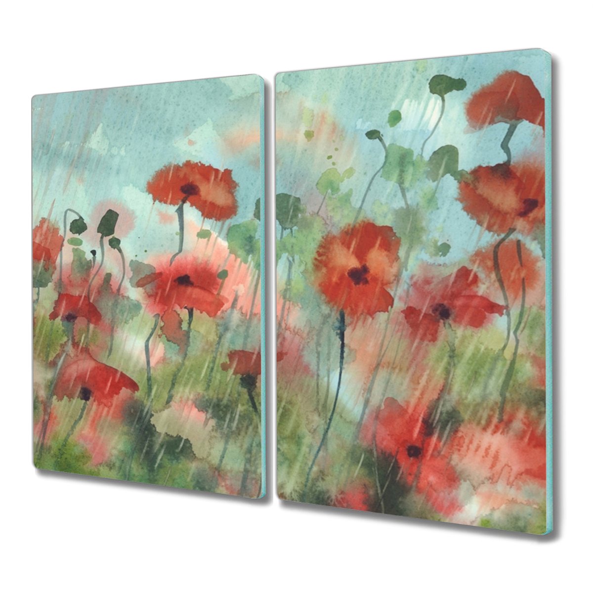 Deska 2x30x52 Maki w deszczu z grafiką do krojenia, Coloray