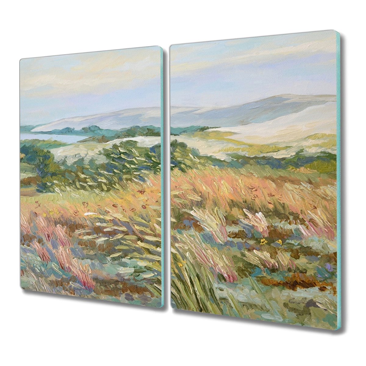 Szklana deska 2x30x52 cm Łąka krajobraz nowoczesna, Coloray