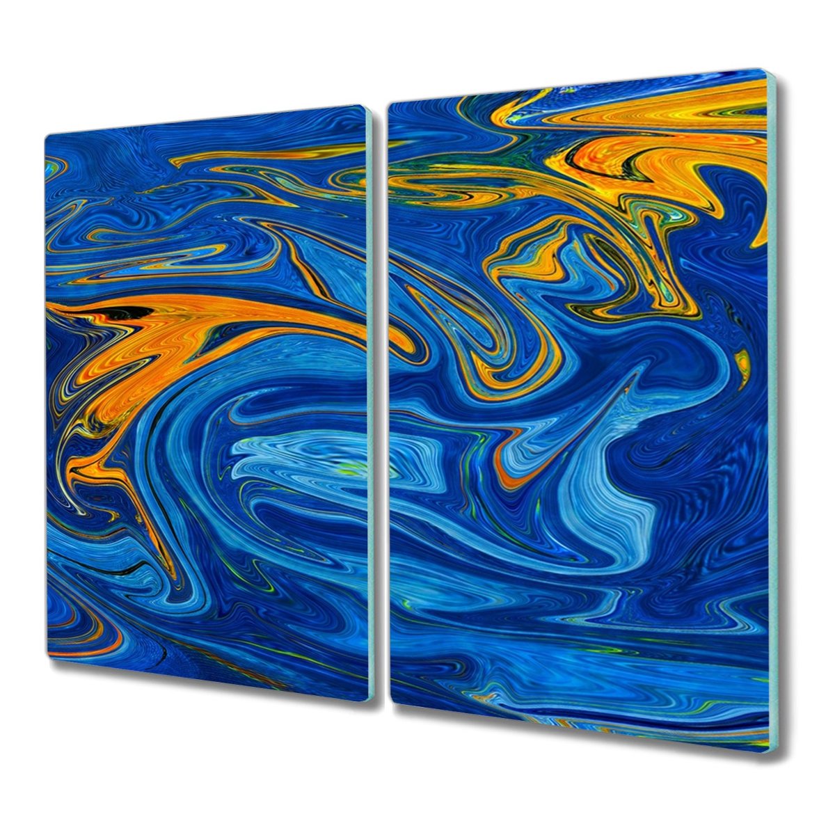 Deska ze szkła 2x30x52 Niebieska ciecz z nadrukiem, Coloray