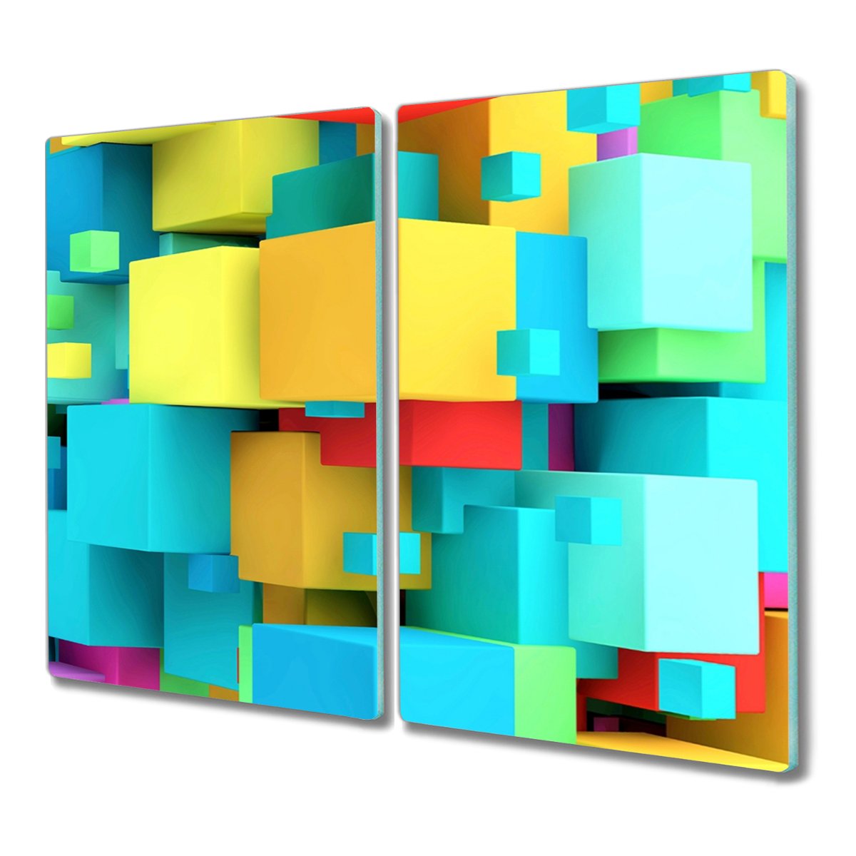 Szklana deska 2x30x52 Kostki do kuchni do krojenia, Coloray