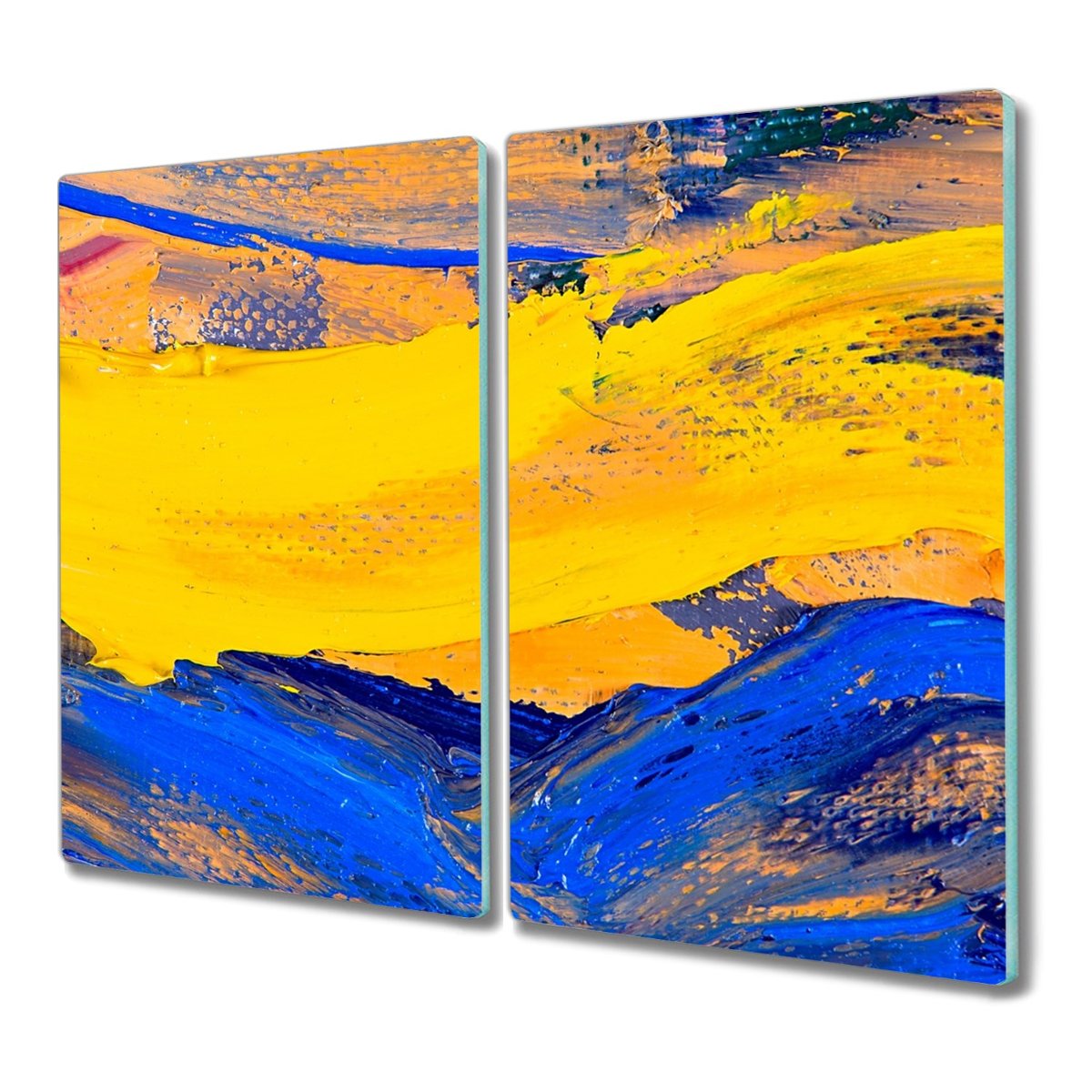 Deska 2x30x52 Morski brzeg z nadrukiem do kuchni, Coloray