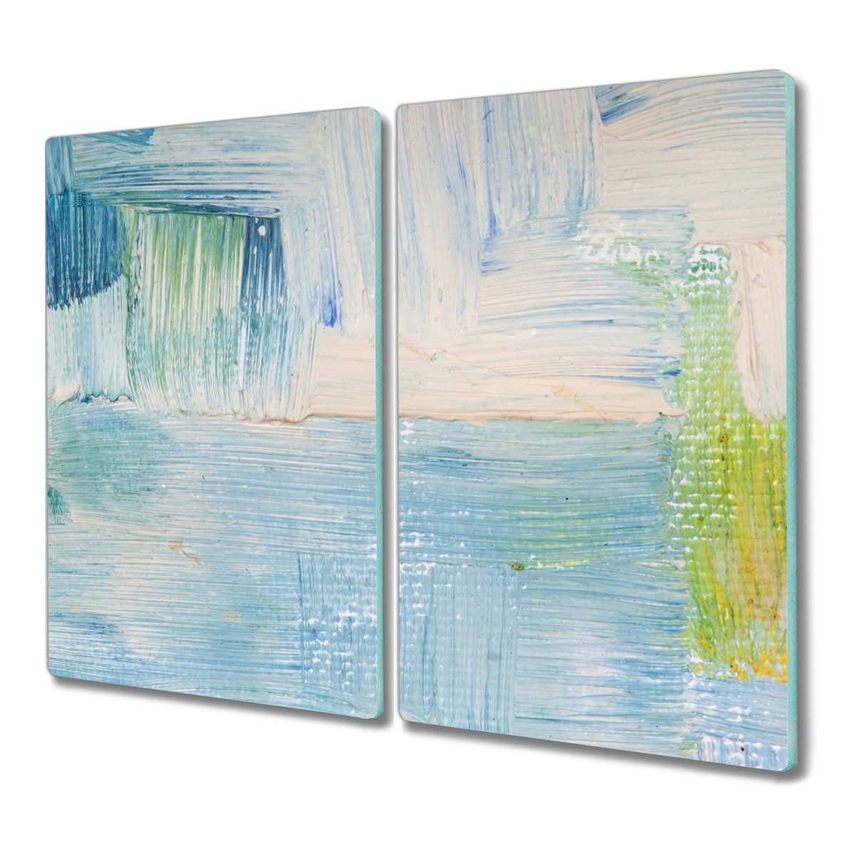 Deska ze szkła 2x30x52 Maźnięcia farbą do kuchni, Coloray