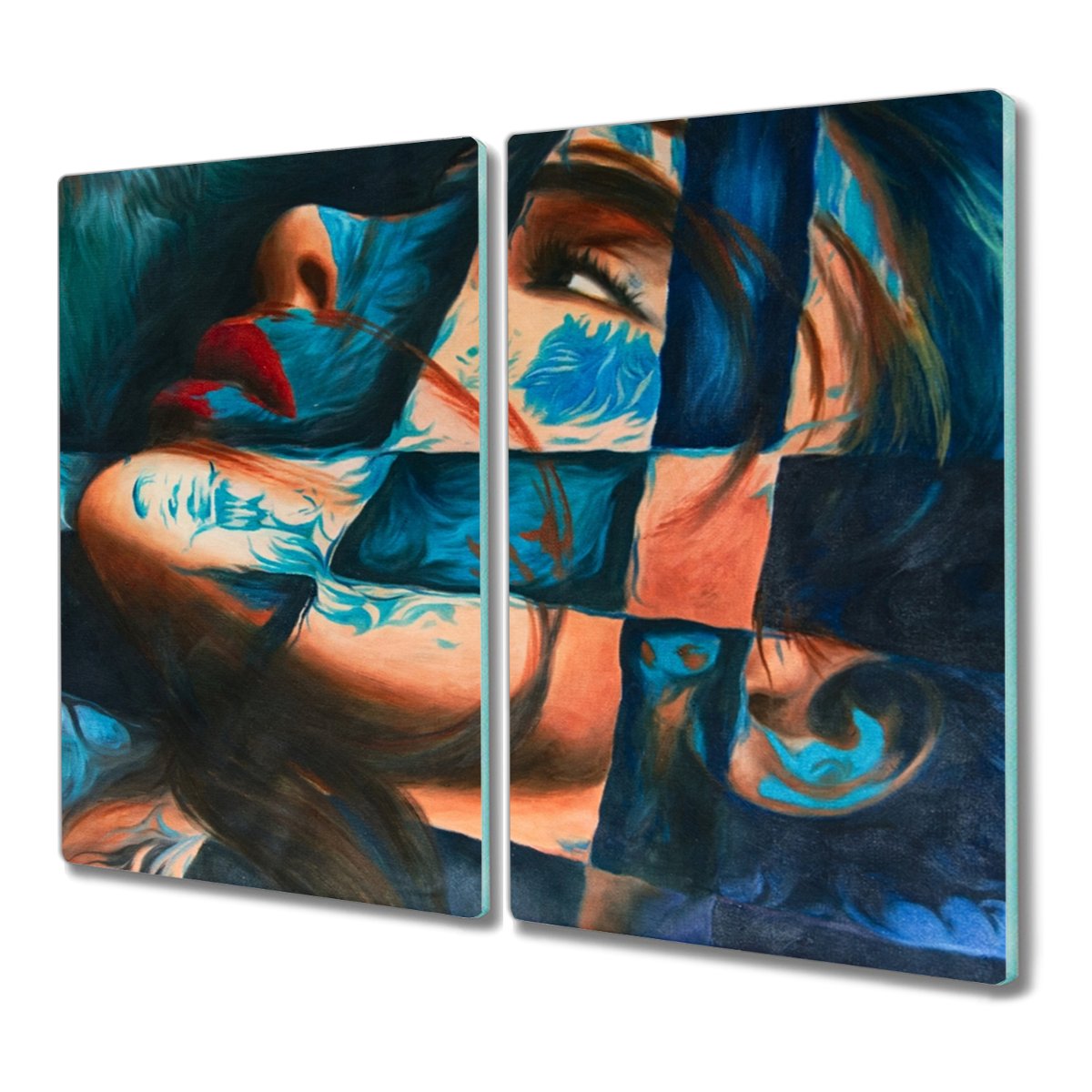 Szklana deska 2x30x52 Kobiety do kuchni na prezent, Coloray