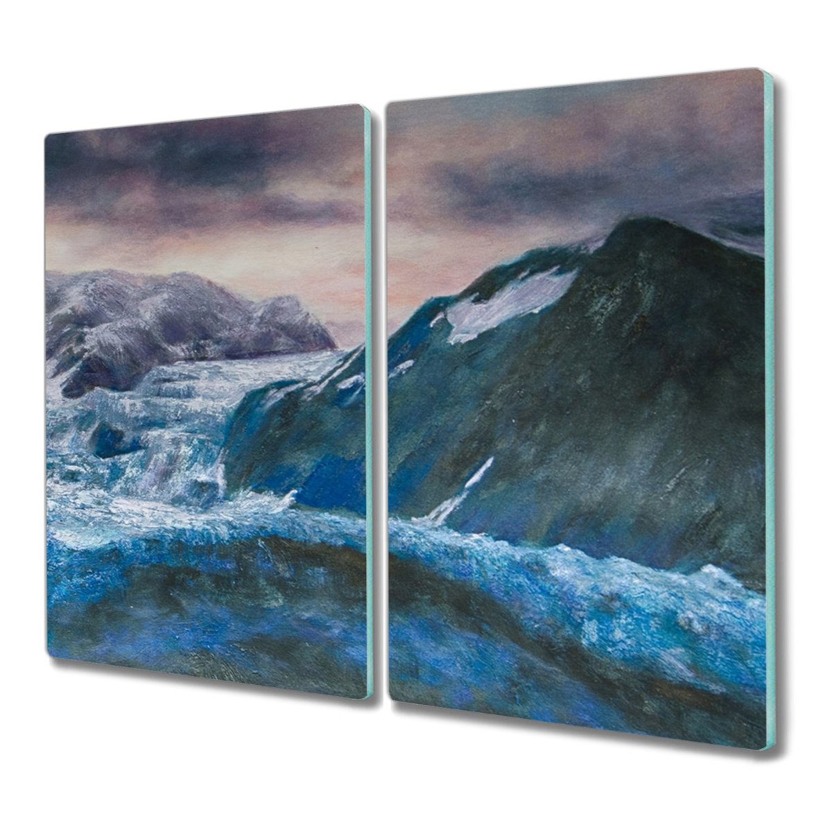 Deska 2x30x52 cm Góry śnieg z nadrukiem z grafiką, Coloray