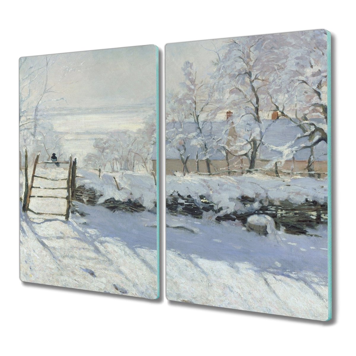 Deska 2x30x52 Woda lilie słońce Monet do krojenia, Coloray