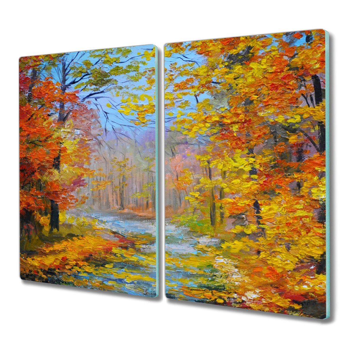 Deska 2x30x52 cm Las jesień do kuchni nowoczesna, Coloray