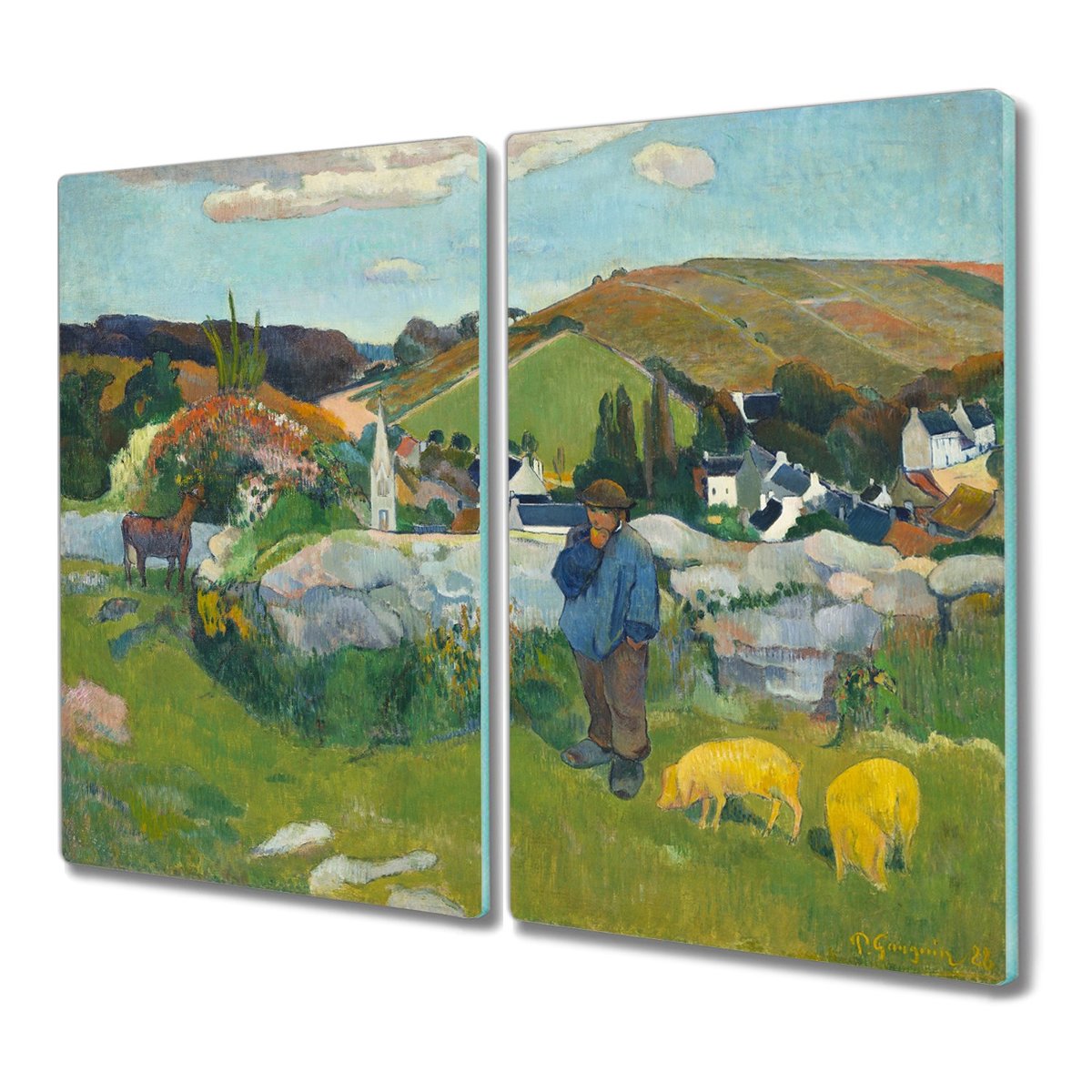 Deska szkło 2x30x52 Arlésiennes Gauguin z grafiką, Coloray