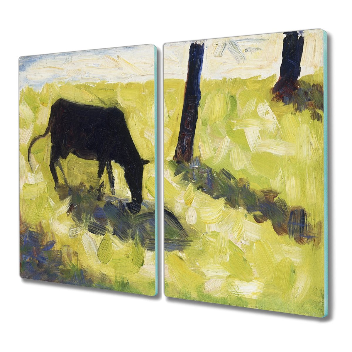 Deska ze szkła 2x30x52 Haystacks Seurat z grafiką, Coloray