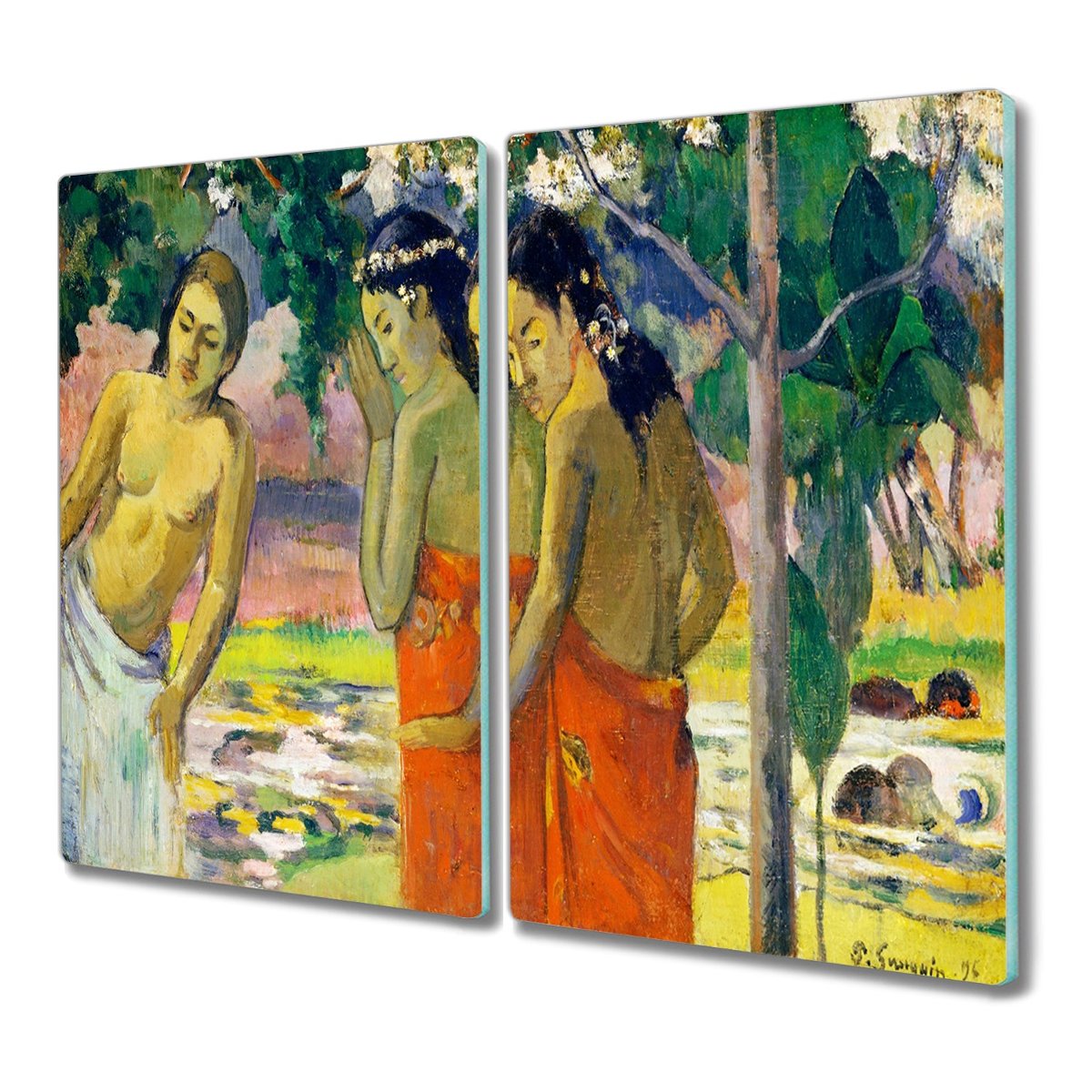 Deska 2x30x52 cm Zaginiony raj Gauguin z nadrukiem, Coloray