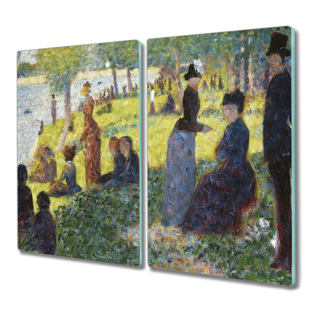 Deska 2x30x52 Wyspa malarstwo Seurat do krojenia, Coloray