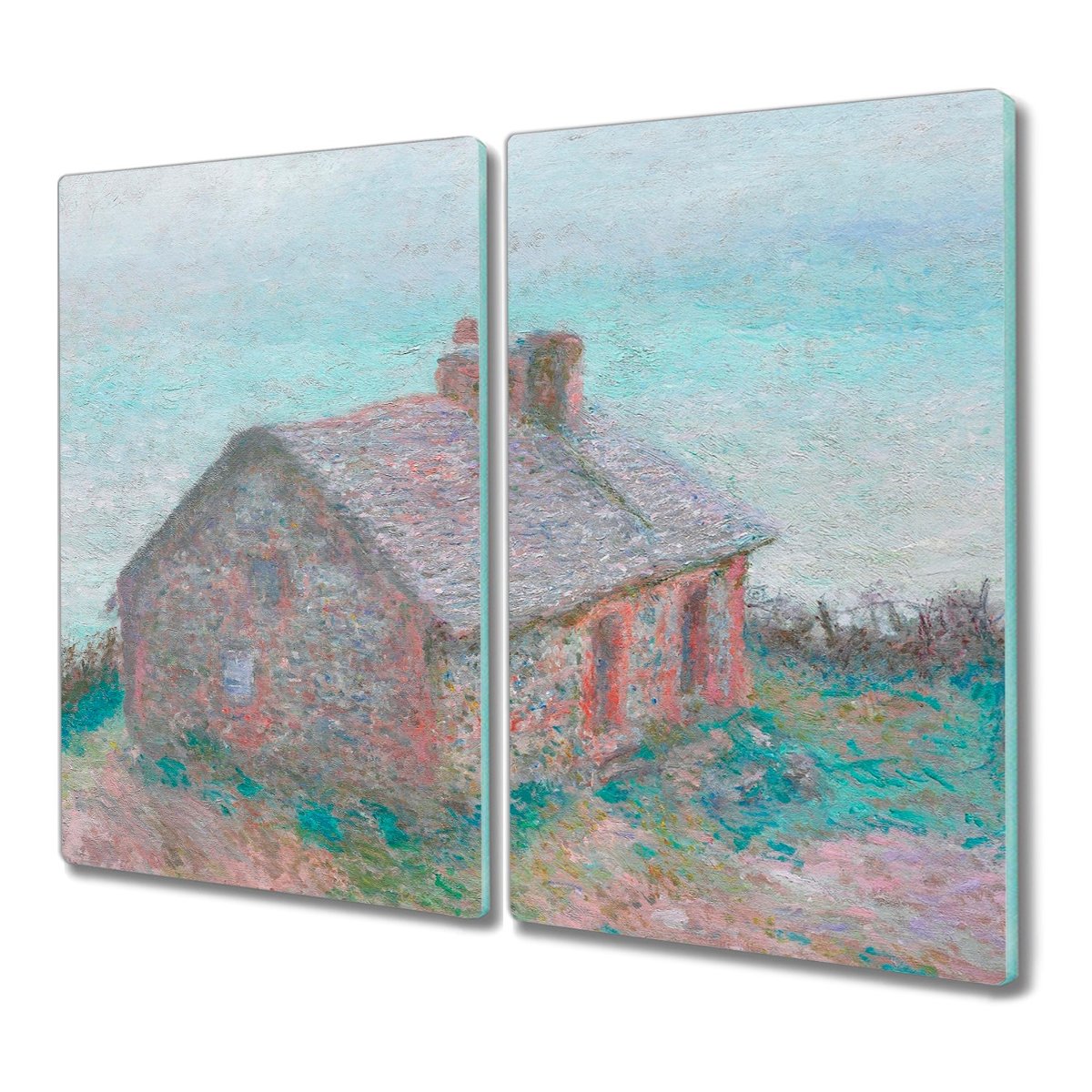 Deska szklana 2x30x52 Ogród natura Monet do kuchni, Coloray