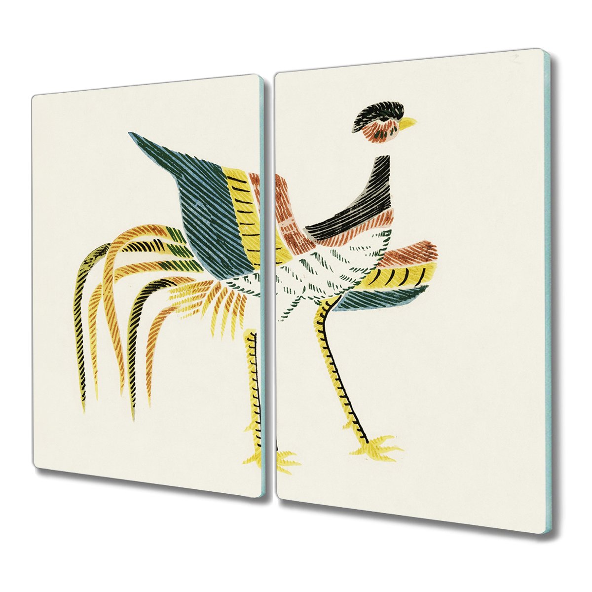 Deska szkło 2x30x52 Japońska Abstrakcja nowoczesna, Coloray