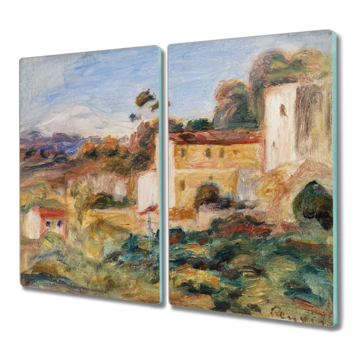 Deska 2x30x52 Wybrzeże ludzie fale skały do kuchni, Coloray