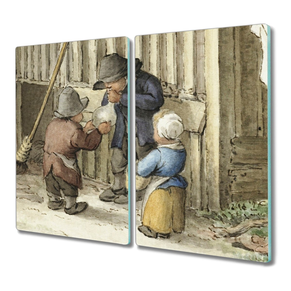 Deska 2x30x52 Zwierzę krowa do kuchni na prezent, Coloray
