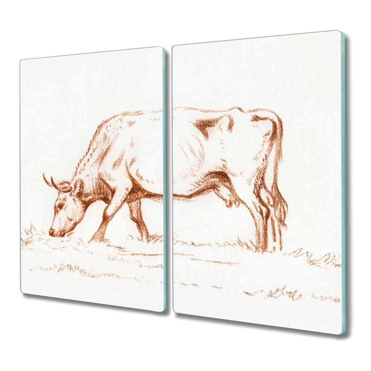 Deska 2x30x52 cm Zwierzę kot z grafiką do krojenia, Coloray