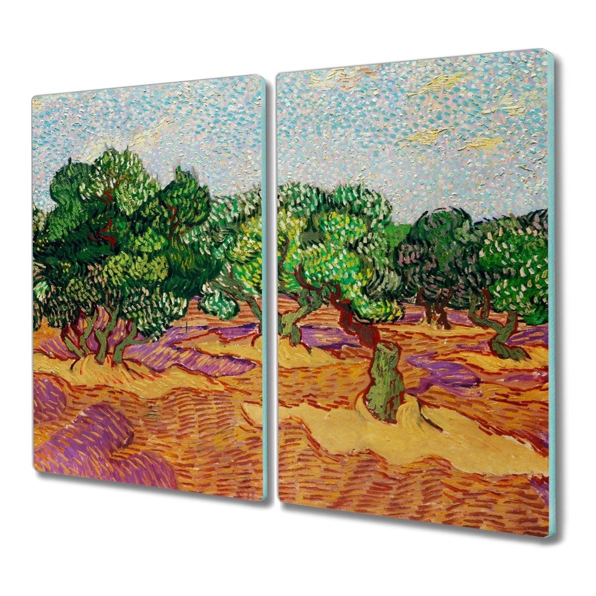 Deska 2x30x52 Wędkowanie wiosna Van Gogh z grafiką, Coloray