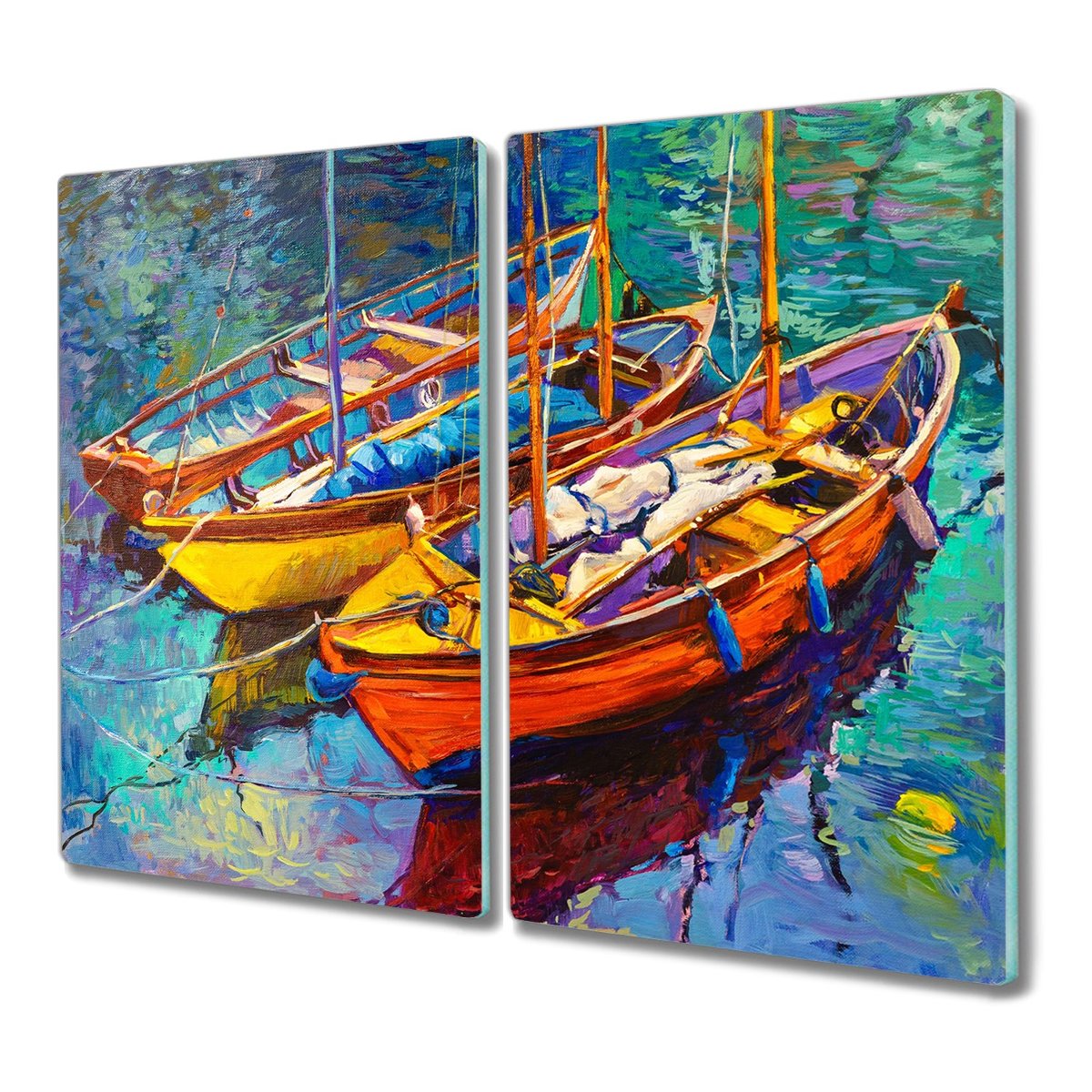 Deska 2x30x52 Chmury góry z nadrukiem do krojenia, Coloray