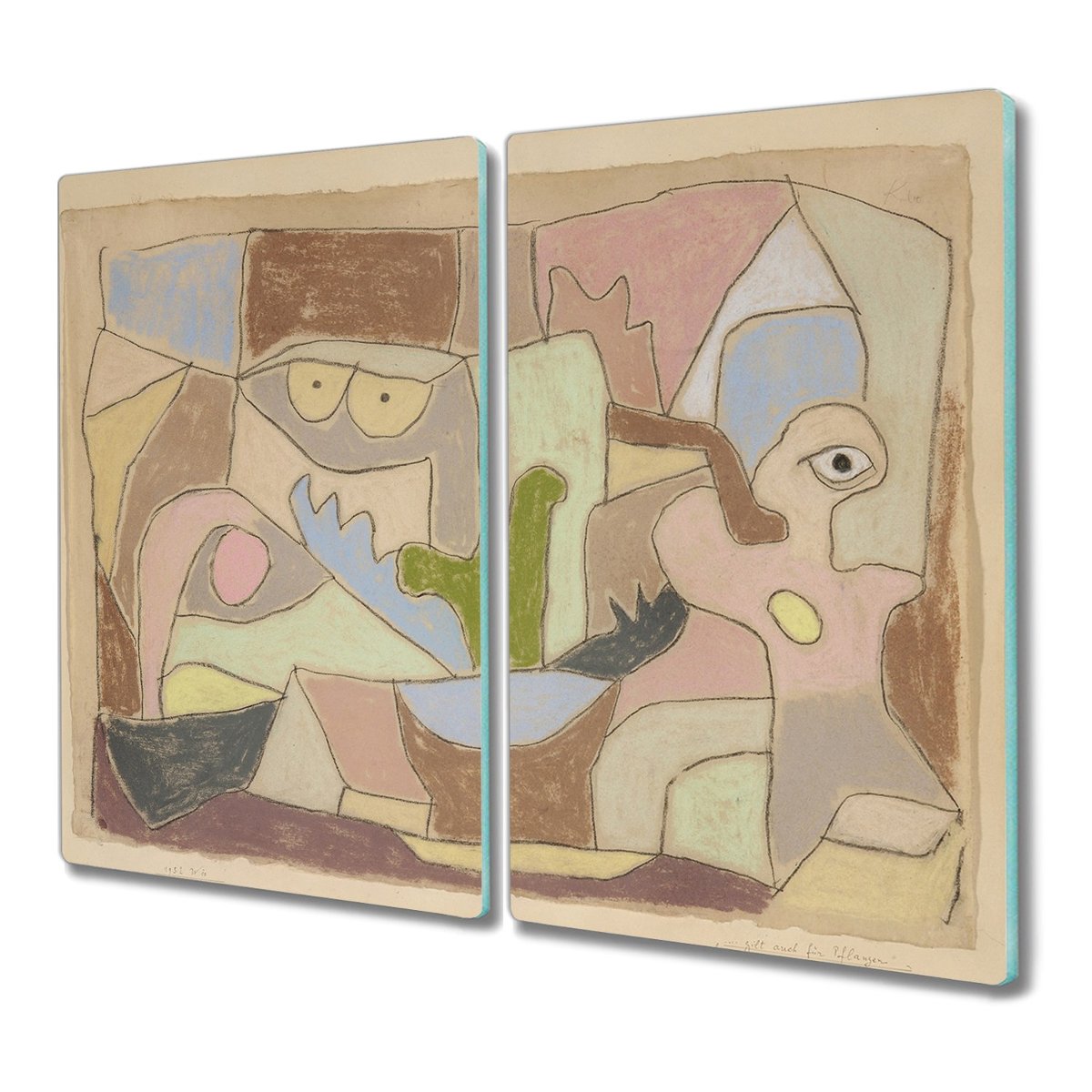 Deska 2x30x52 cm Wokół fish Paul Klee na prezent, Coloray