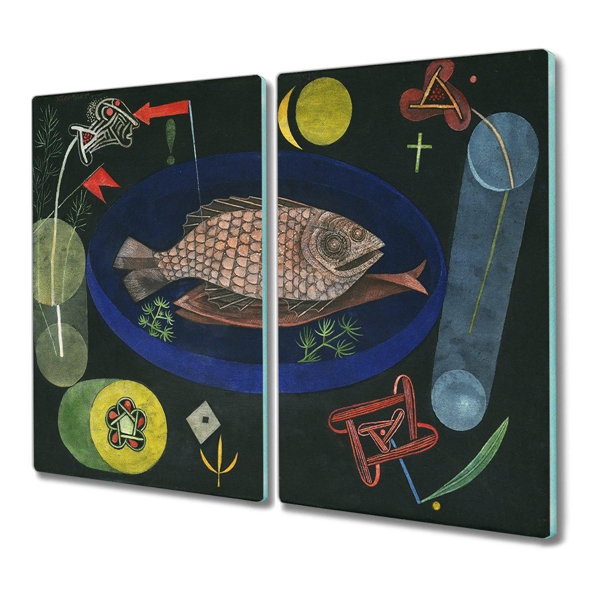 Deska 2x30x52 cm Deep pathos Paul Klee z nadrukiem, Coloray