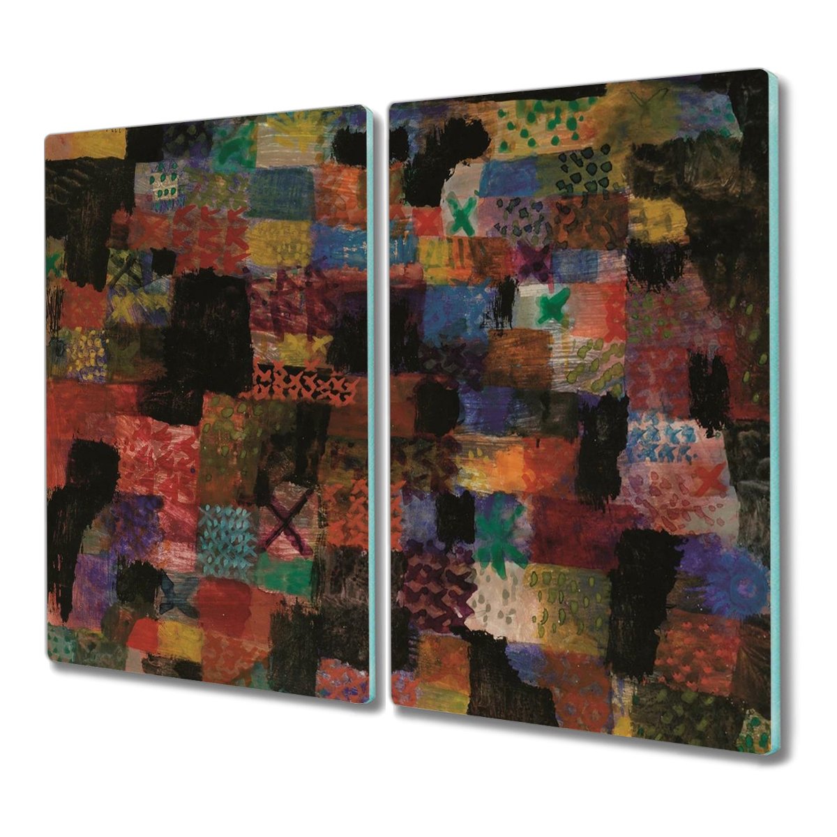 Deska ze szkła 2x30x52 cm Ogień o pełnia księżyc, Coloray
