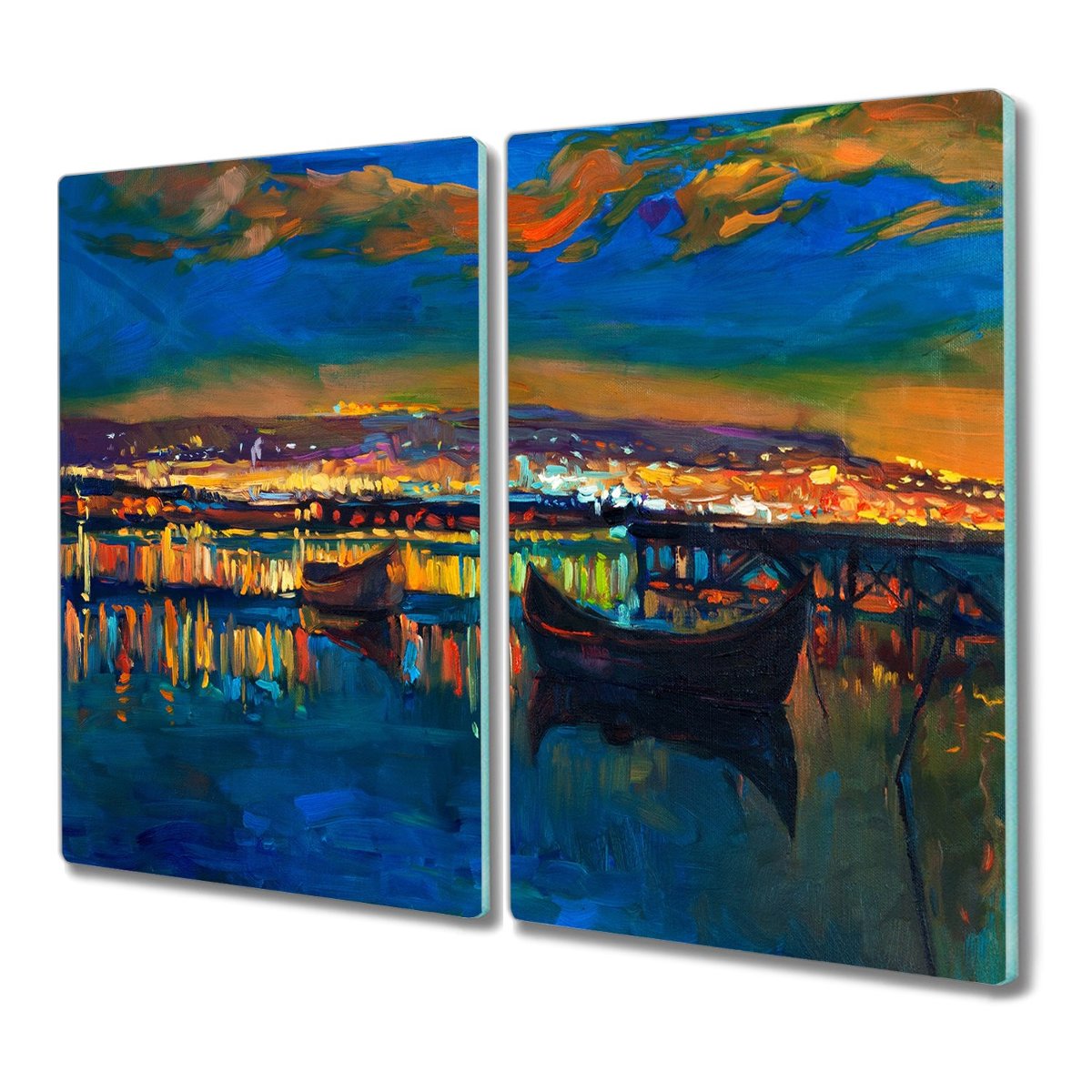 Szklana deska 2x30x52 cm Góry mgła słońce drzewo, Coloray