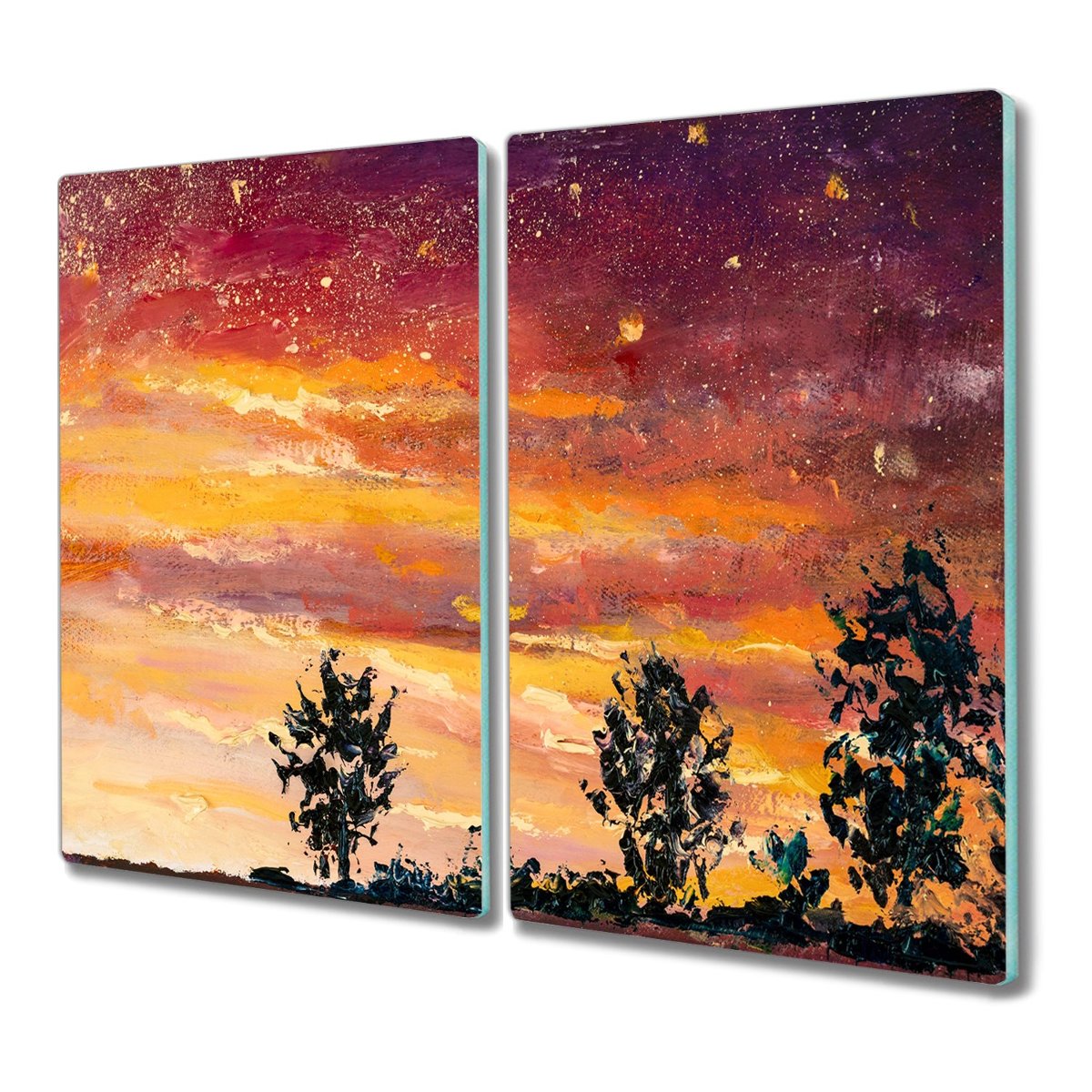 Deska szkło 2x30x52 Port statki łodzie nowoczesna, Coloray