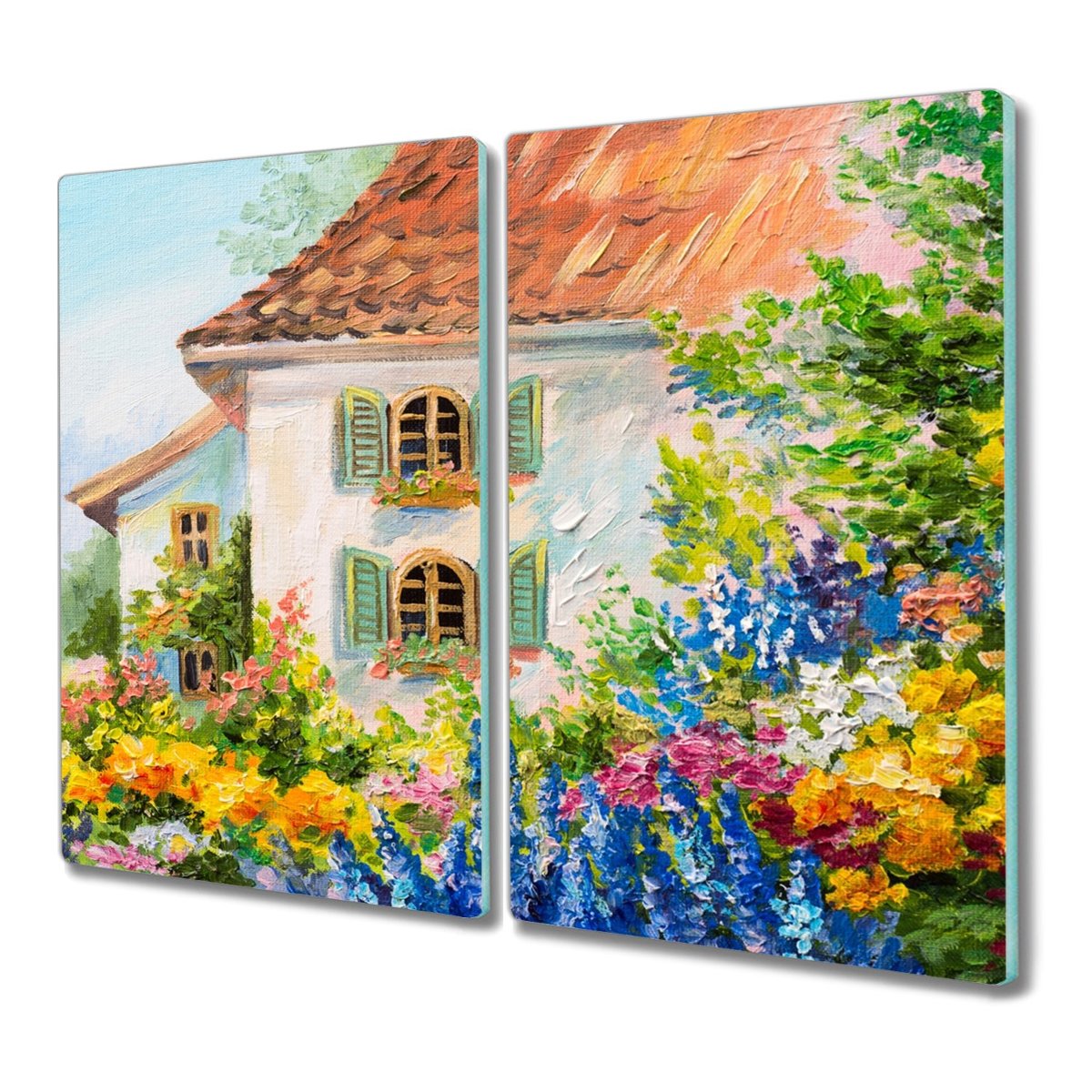Szklana deska 2x30x52 Krajobraz chmury niebo konie, Coloray
