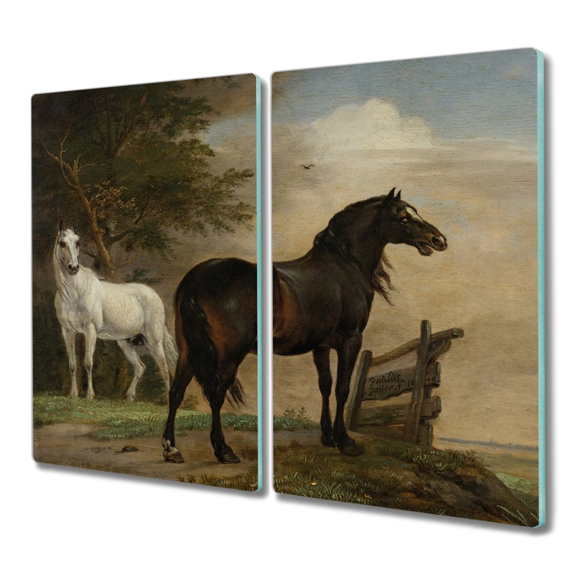 Deska szkło 2x30x52 Zima śnieg zwierzę wilk pies, Coloray