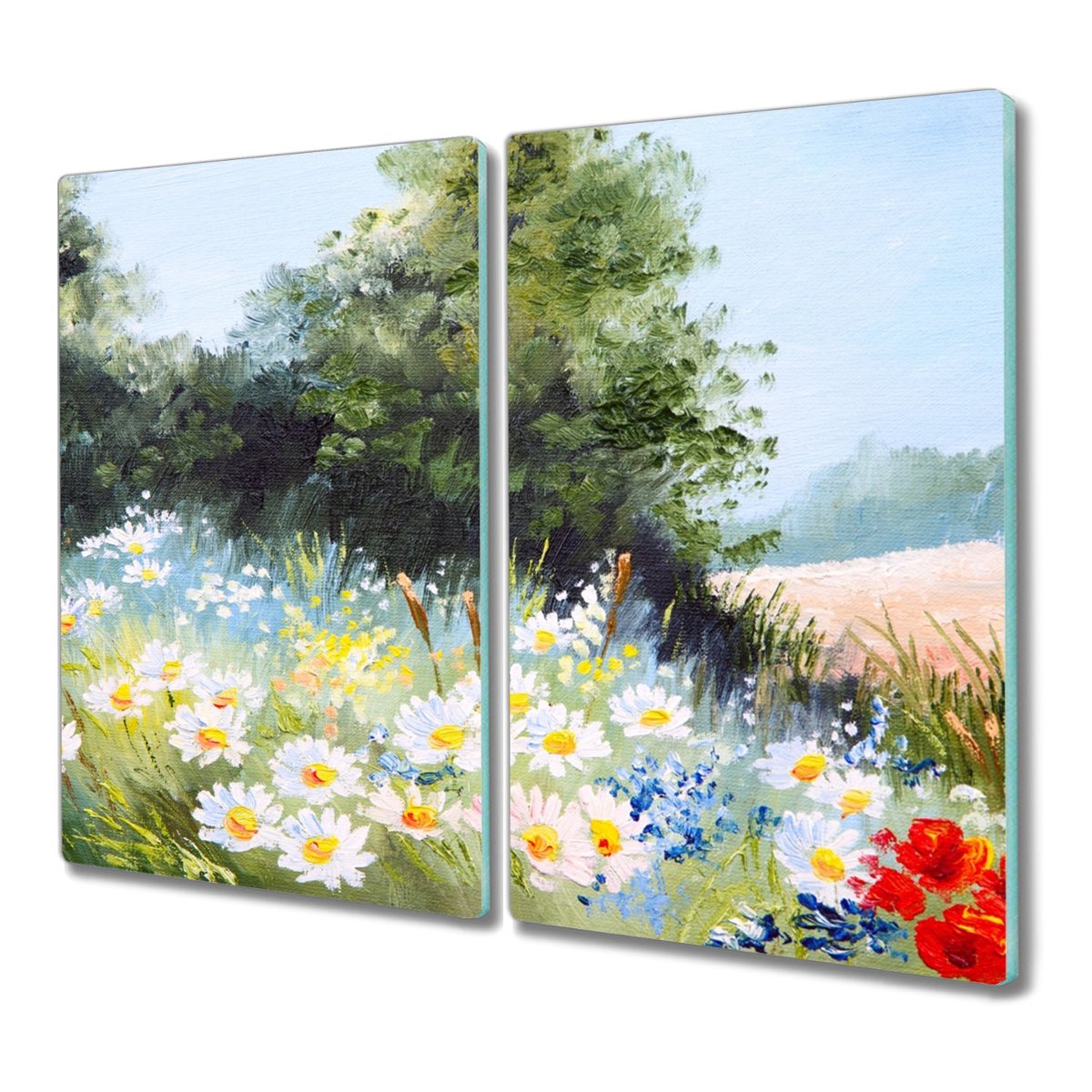 Deska 2x30x52 cm Kwiaty morski natura na prezent, Coloray