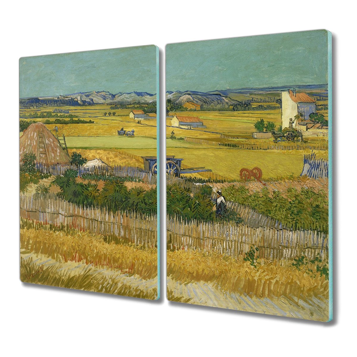 Deska szkło 2x30x52 Różowy sad Van Gogh na prezent, Coloray
