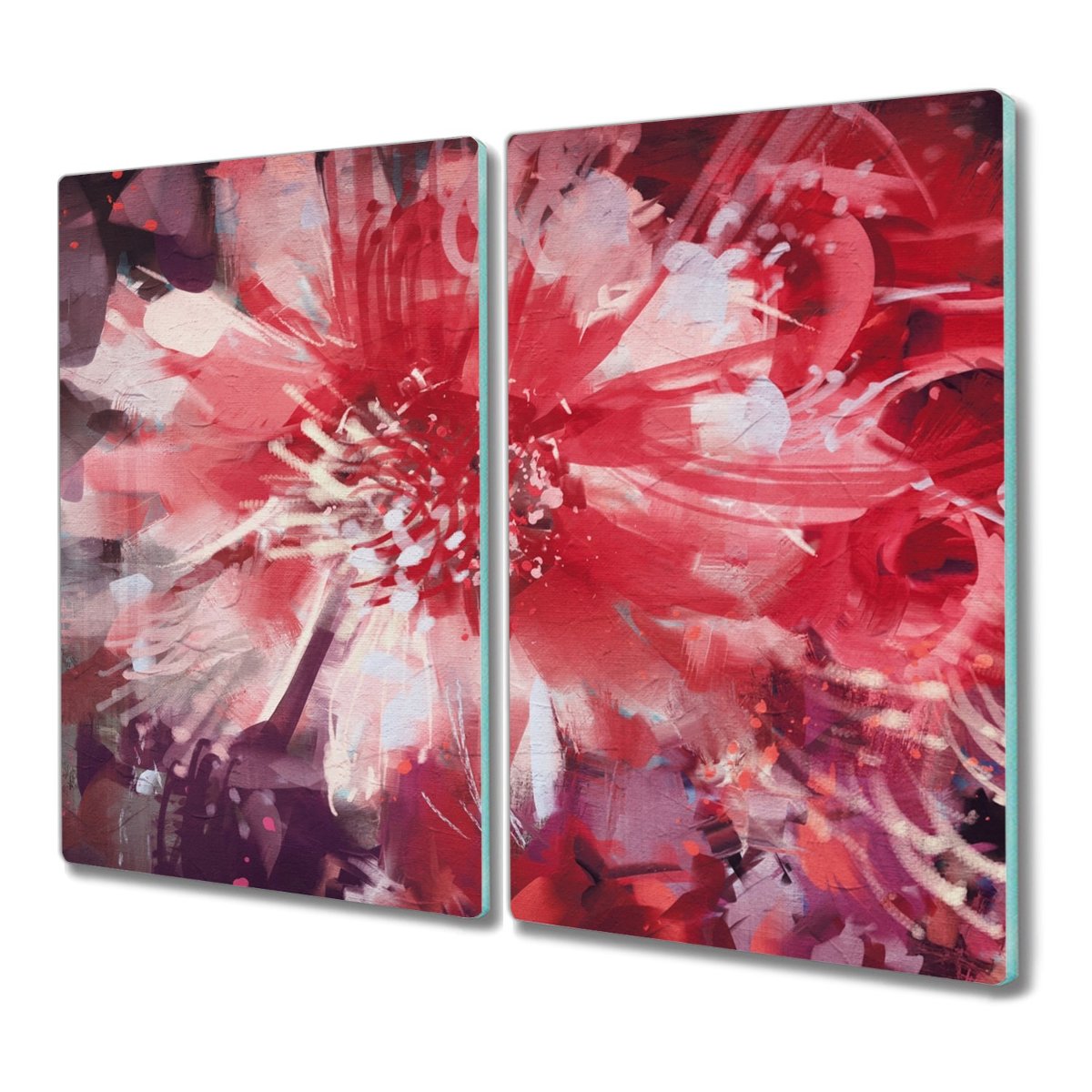 Deska szklana 2x30x52 Kwiaty do krojenia z grafiką, Coloray