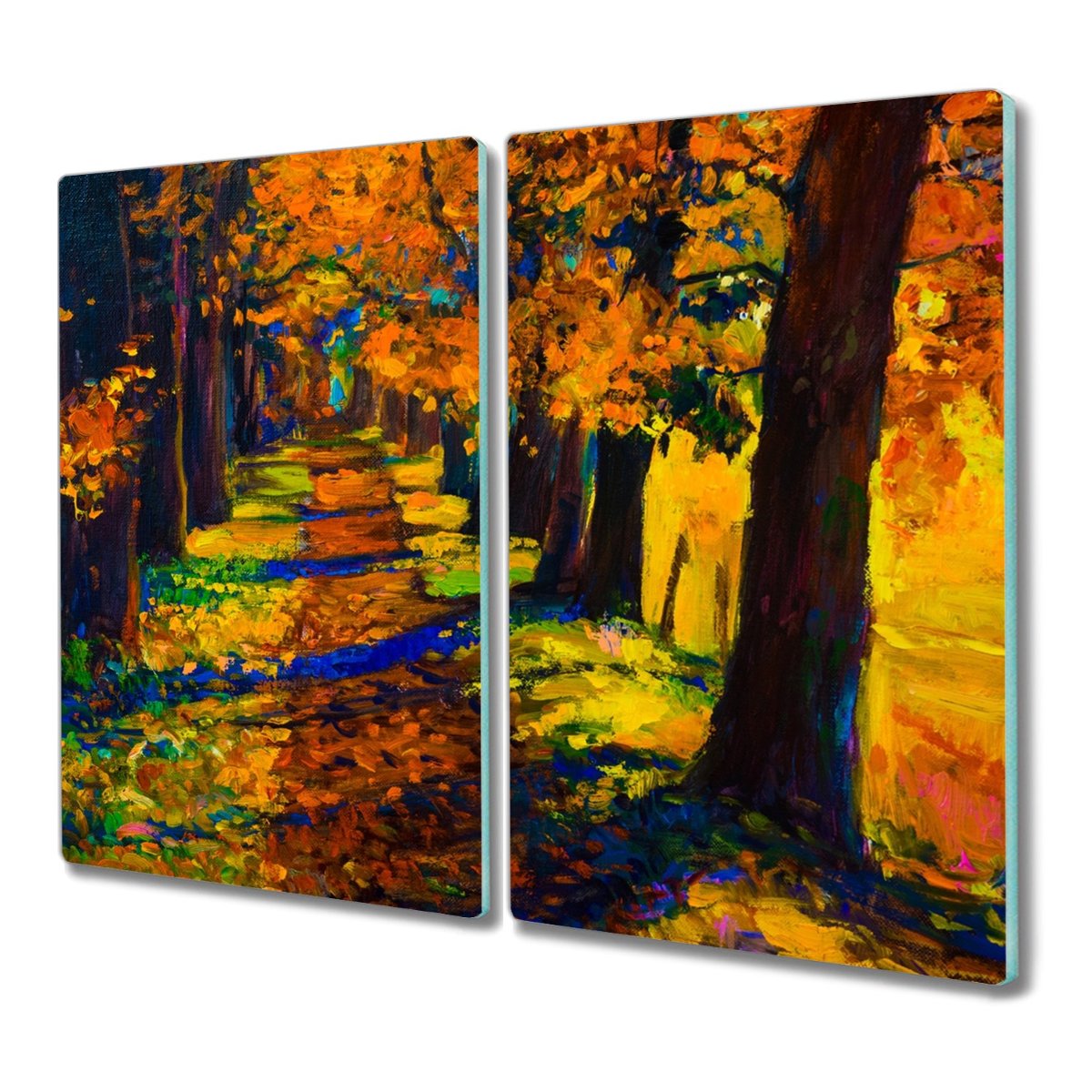 Deska 2x30x52 Fantasy las rzeka kwiaty do krojenia, Coloray