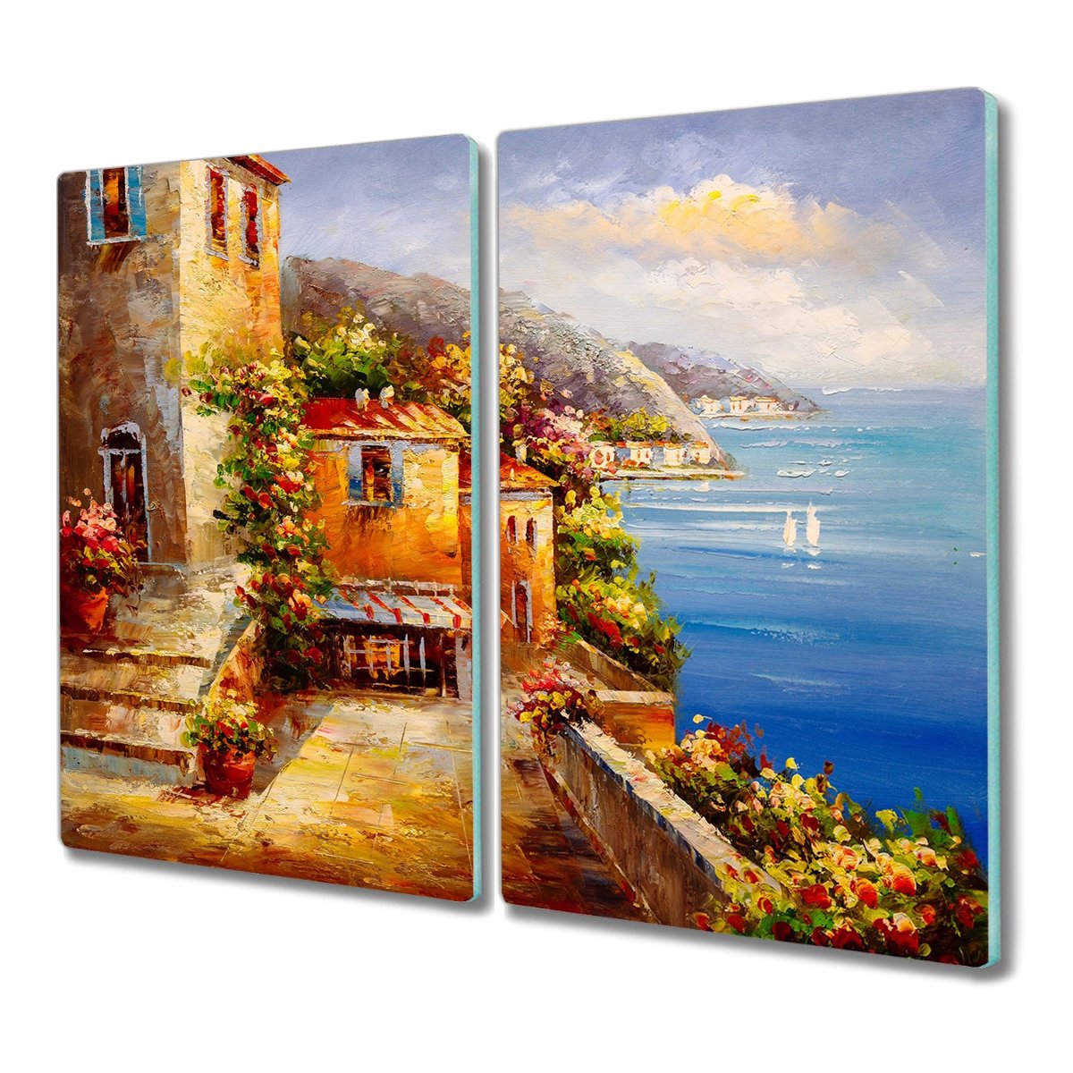 Deska ze szkła 2x30x52 Las koń przyroda na prezent, Coloray