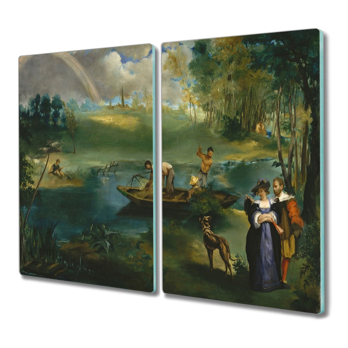 Deska 2x30x52 cm Fale morze do kuchni z nadrukiem, Coloray