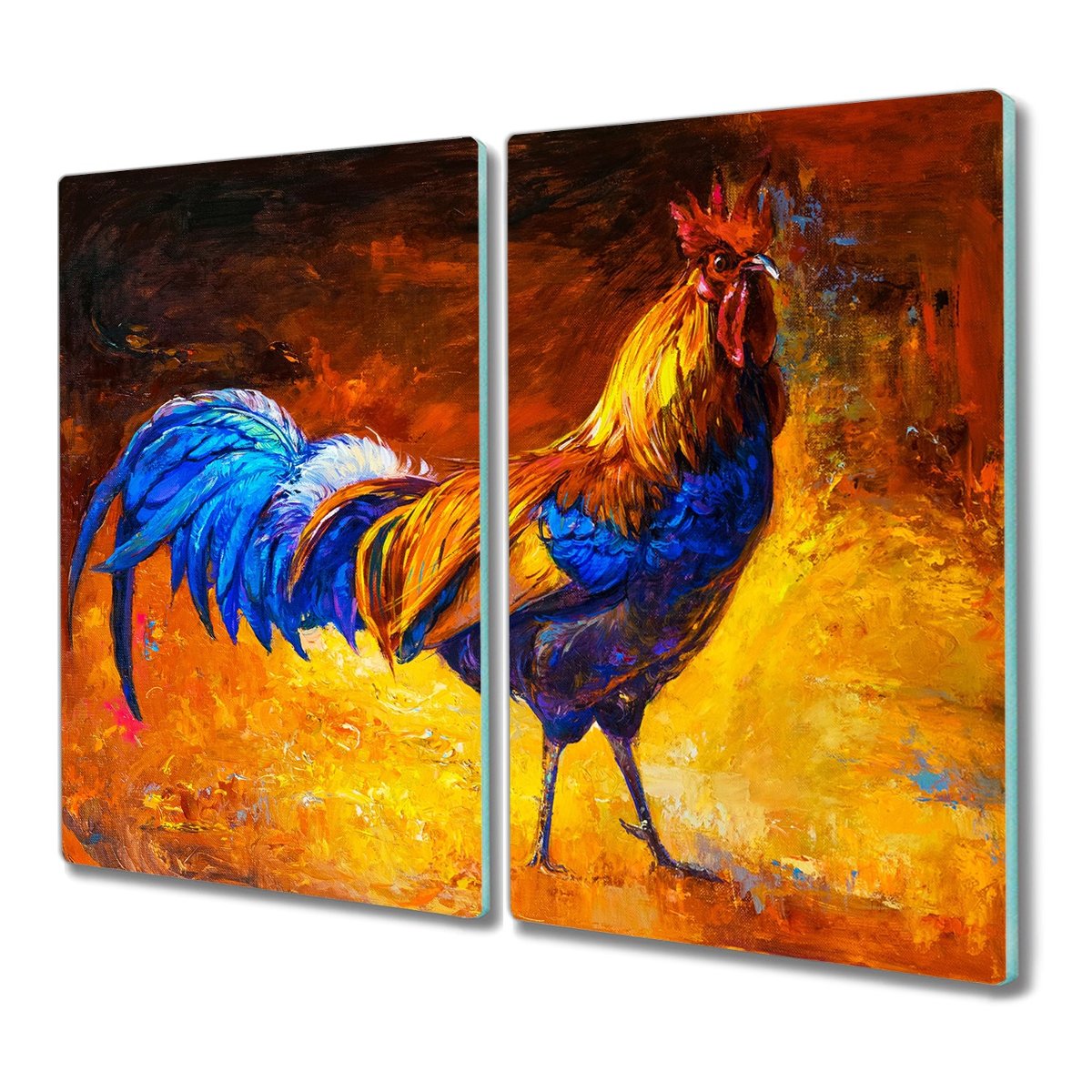 Deska ze szkła 2x30x52 Kwiaty natura do krojenia, Coloray