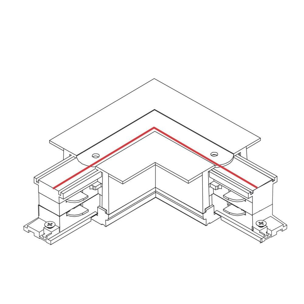 Nowodvorski Łącznik kątowy CTLS RECESSED POWER L CONNECTOR RIGHT L-R 8231 8231