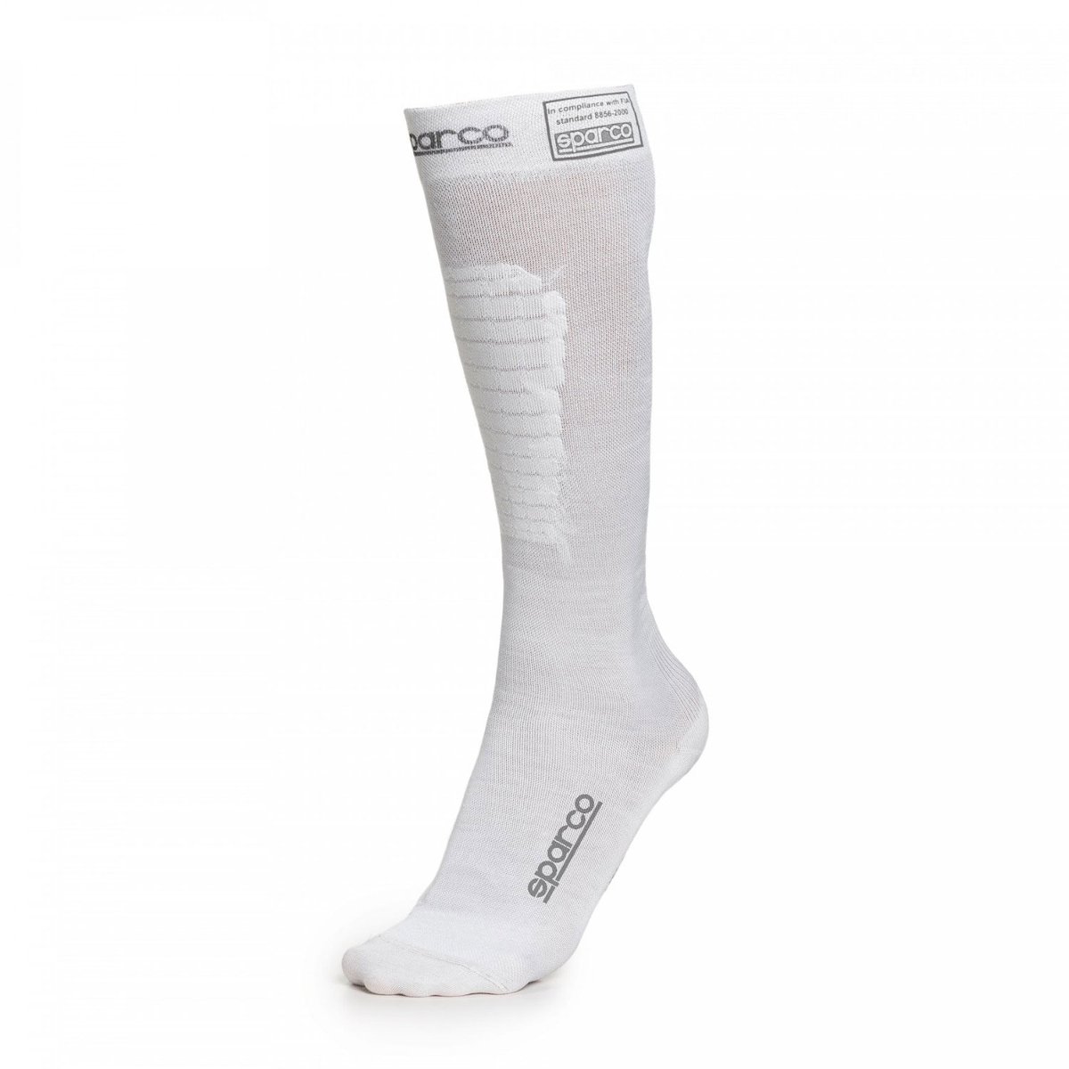 Skarpety długie Sparco COMPRESSION white (homologacja FIA) - 44/45