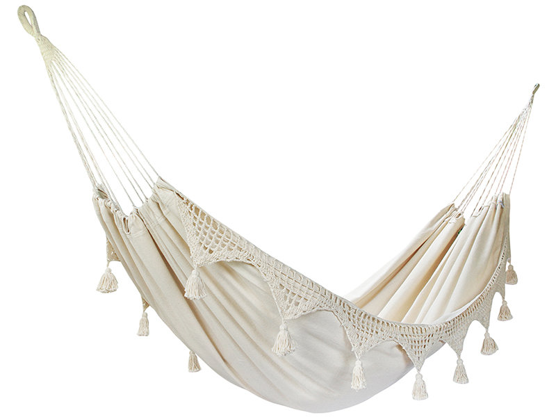 Hamak boho, ecru HW-7T