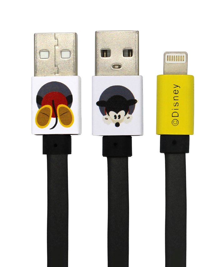 Kabel Usb Dinsey Mickey Tułów Lightning Szary